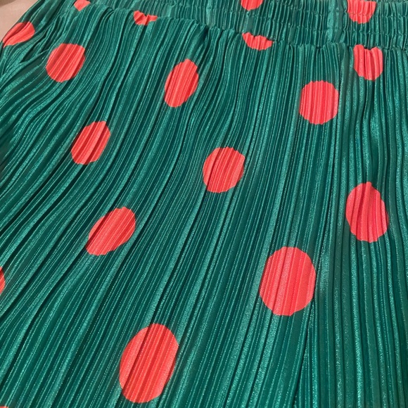 Dressed in LALA Plissé Set Retro Watermelon Polka Dots sz Large NWOT - Picture 13 of 14